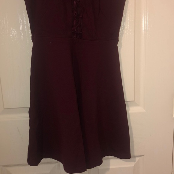 F21 Crisscross Front Skater Dress - Picture 3 of 3